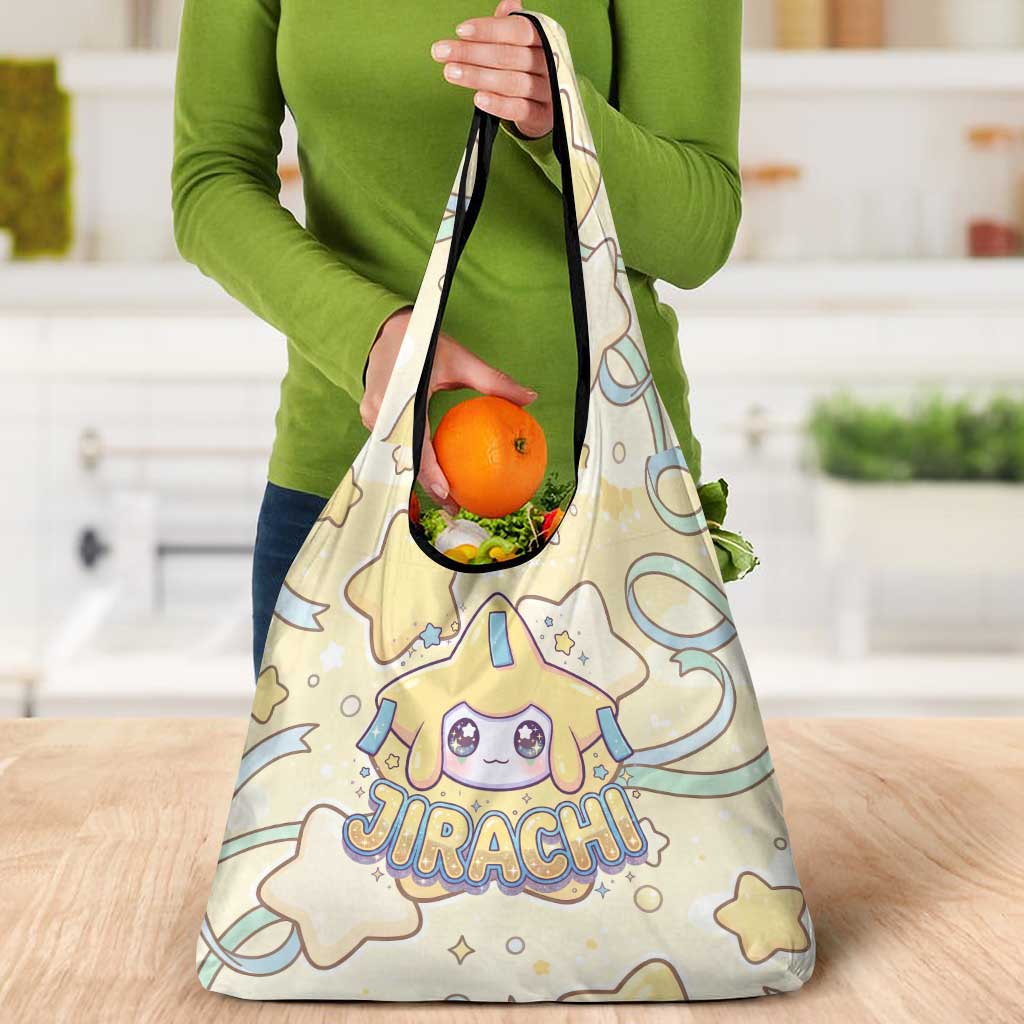 Jirachi Grocery Bag Pastel Dreamy Starwish Art