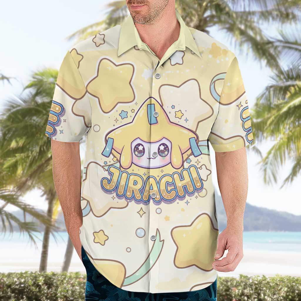 Jirachi Hawaiian Shirt Pastel Dreamy Starwish Art