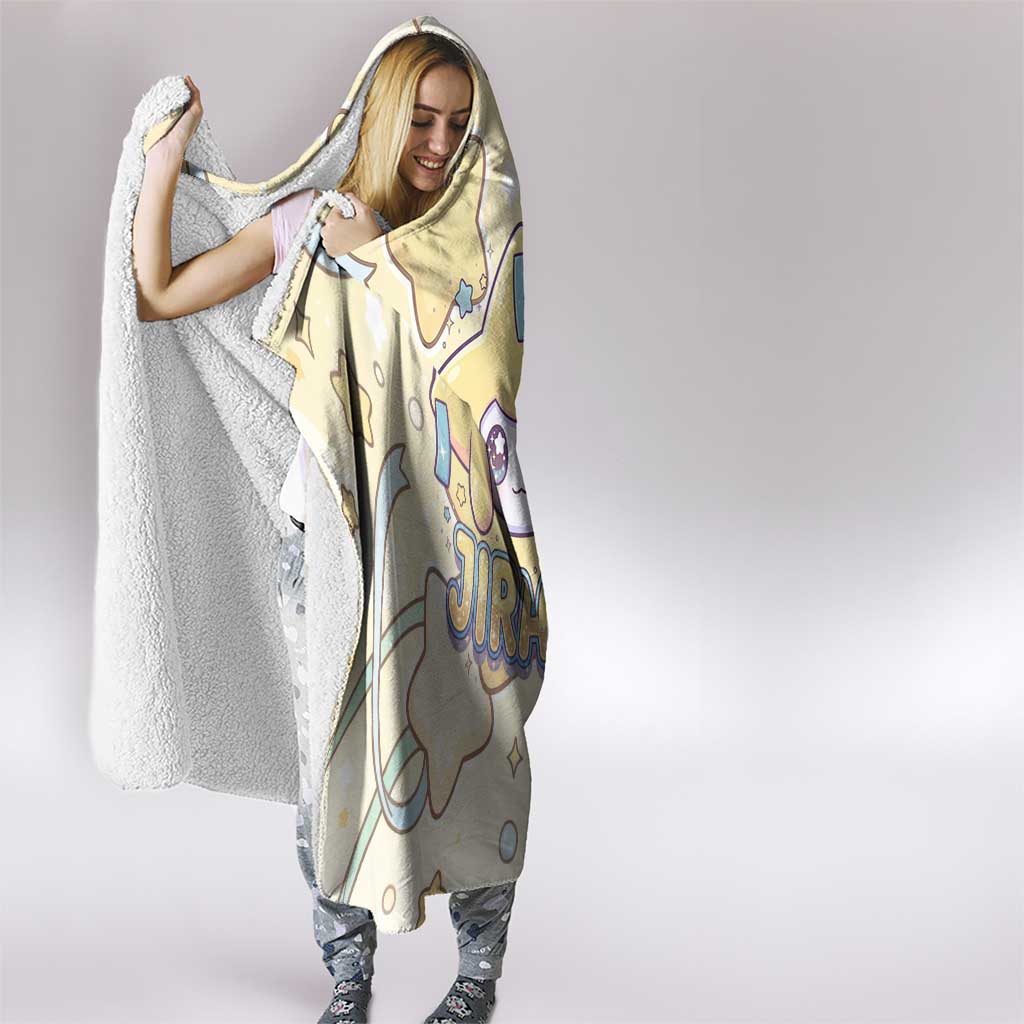 Jirachi Hooded Blanket Pastel Dreamy Starwish Art