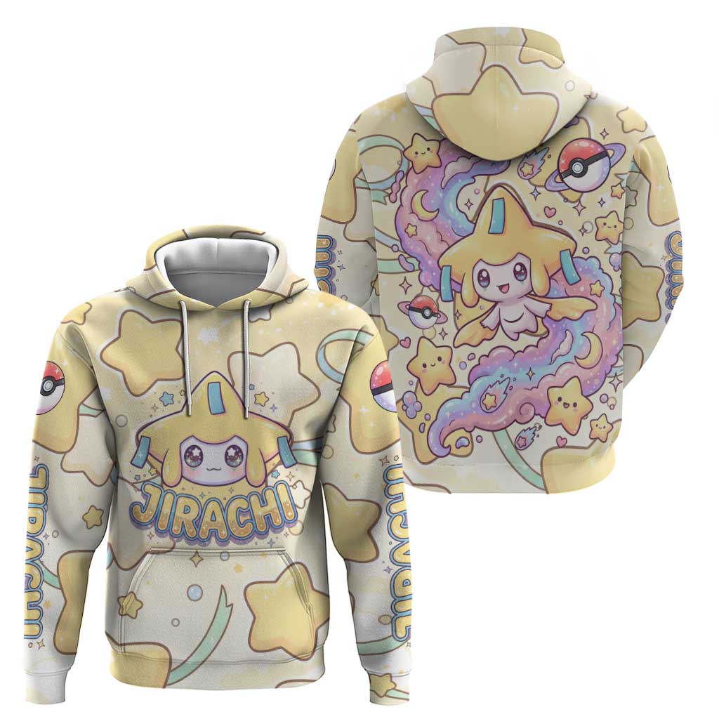 Jirachi Hoodie Pastel Dreamy Starwish Art