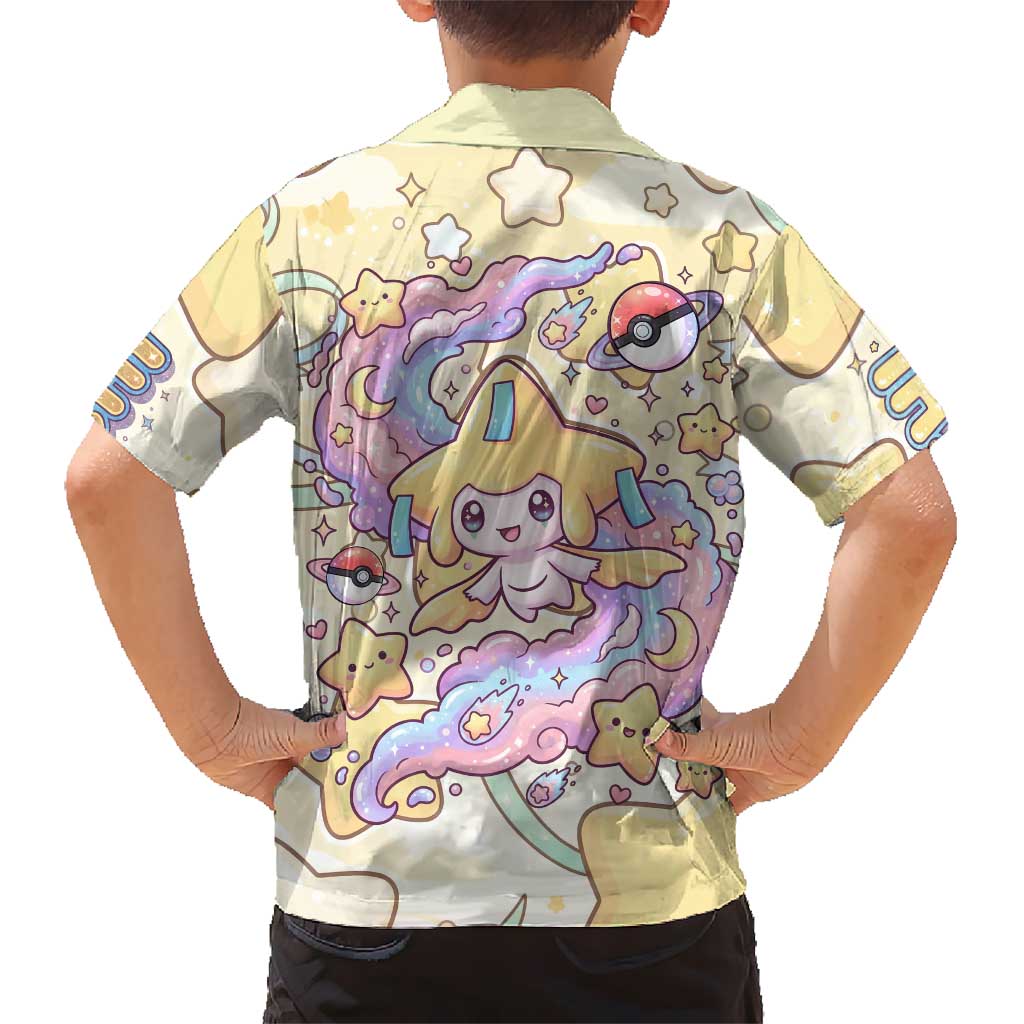 Jirachi Kid Hawaiian Shirt Pastel Dreamy Starwish Art