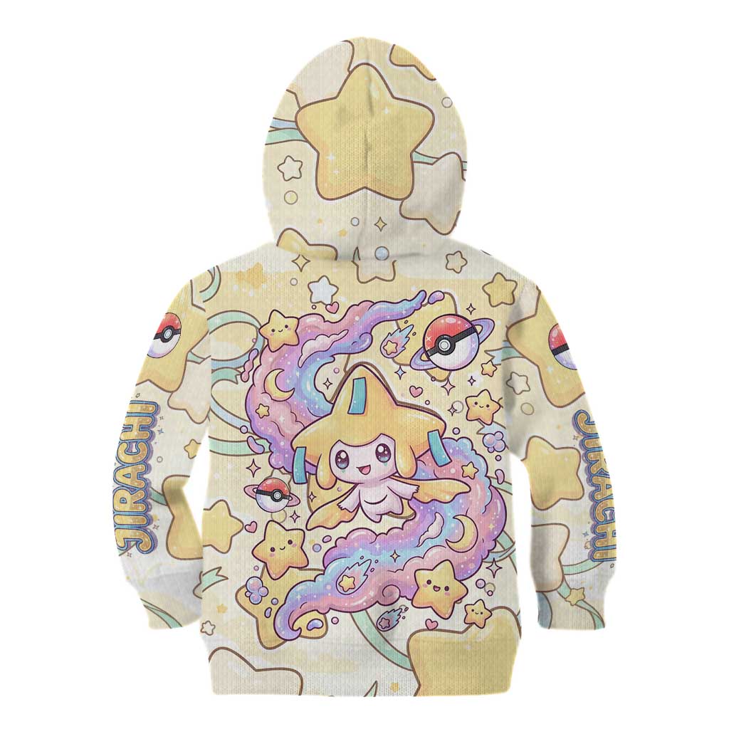 Jirachi Kid Hoodie Pastel Dreamy Starwish Art