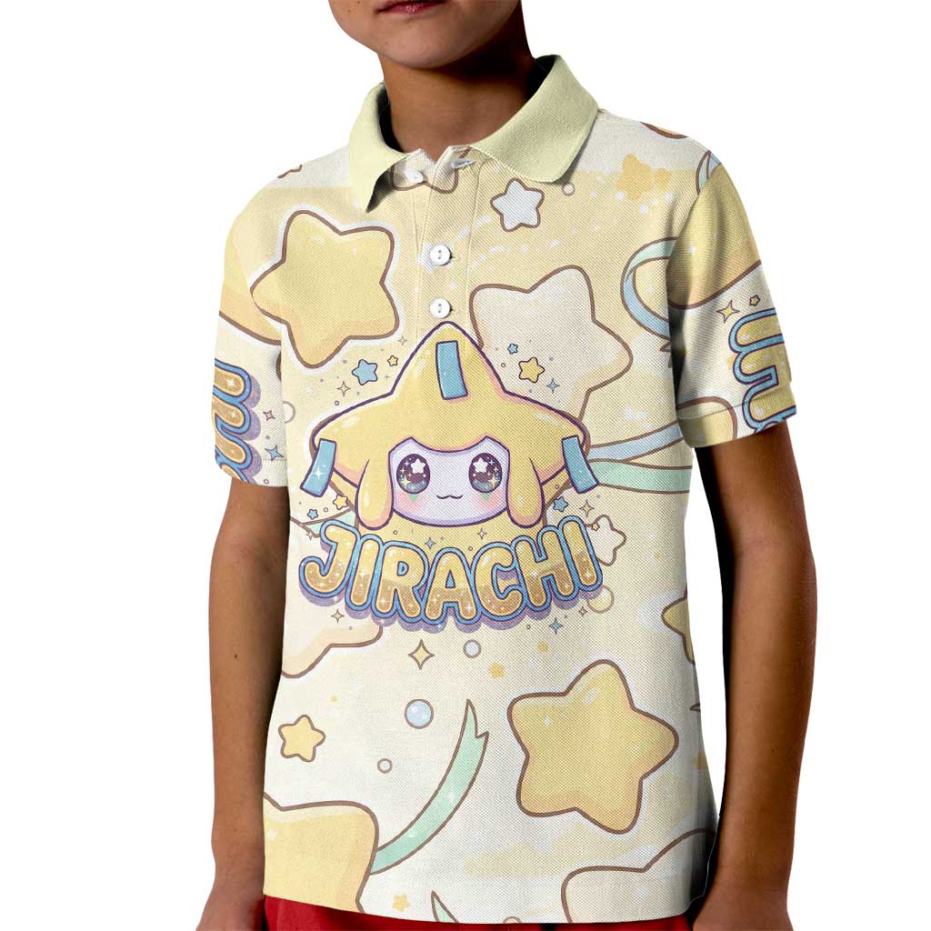 Jirachi Kid Polo Shirt Pastel Dreamy Starwish Art
