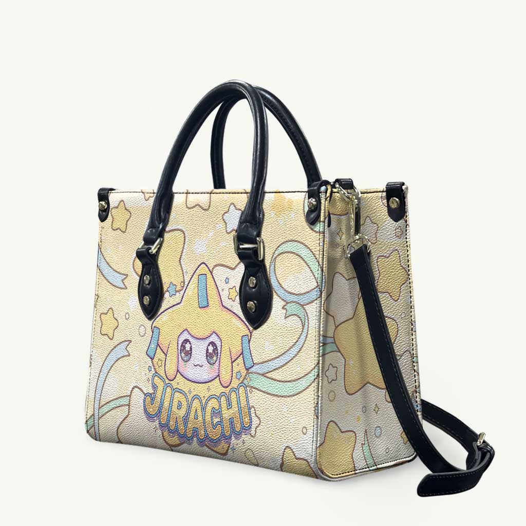 Jirachi Leather Bag Pastel Dreamy Starwish Art
