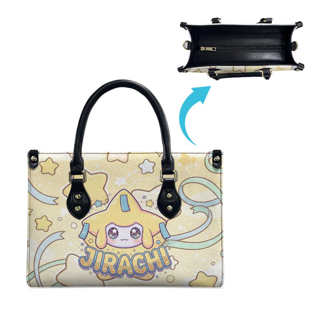 Jirachi Leather Bag Pastel Dreamy Starwish Art