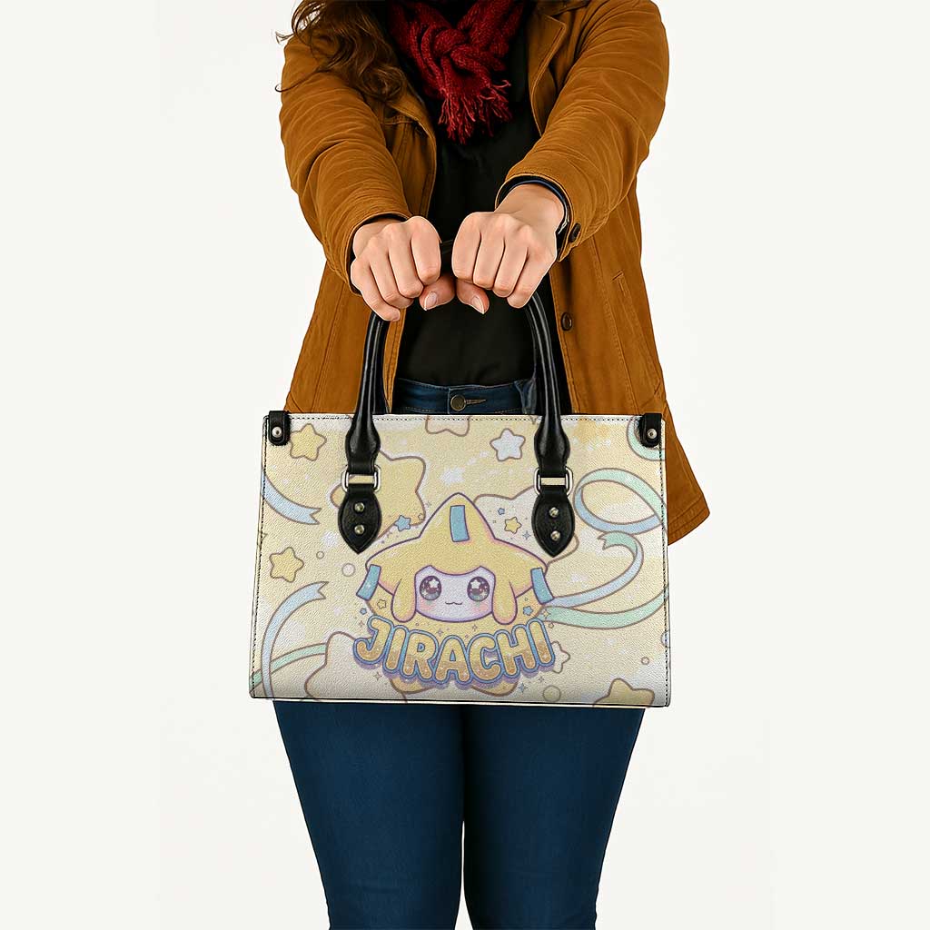 Jirachi Leather Bag Pastel Dreamy Starwish Art