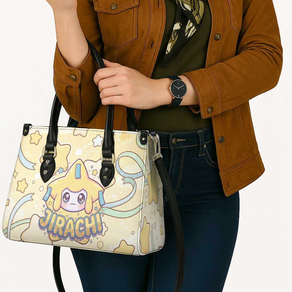 Jirachi Leather Bag Pastel Dreamy Starwish Art