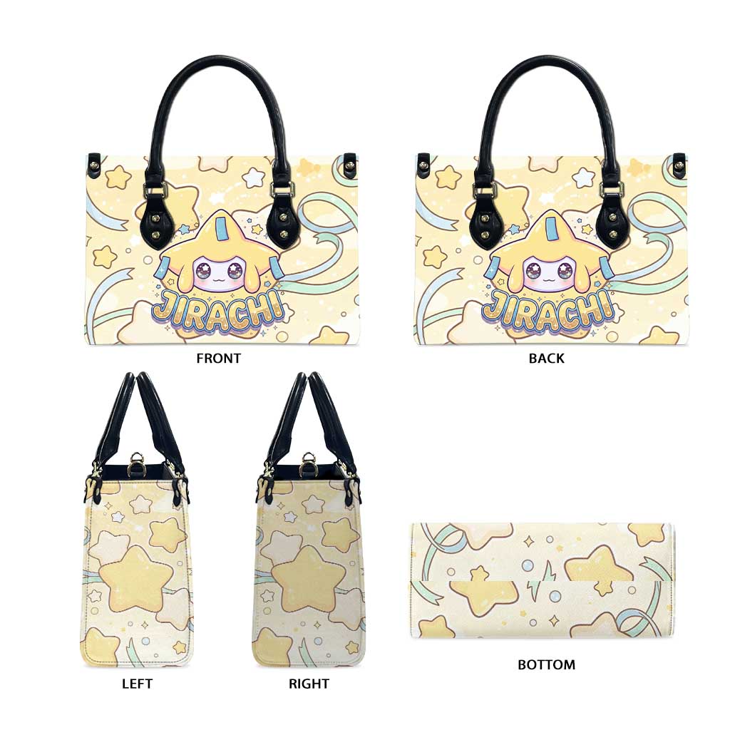 Jirachi Leather Bag Pastel Dreamy Starwish Art