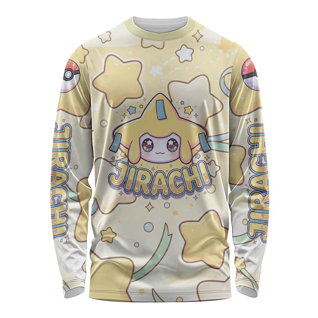 Jirachi Long Sleeve Shirt Pastel Dreamy Starwish Art