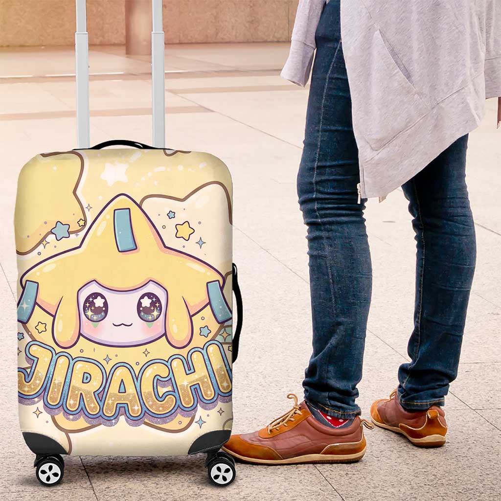 Jirachi Luggage Cover Pastel Dreamy Starwish Art