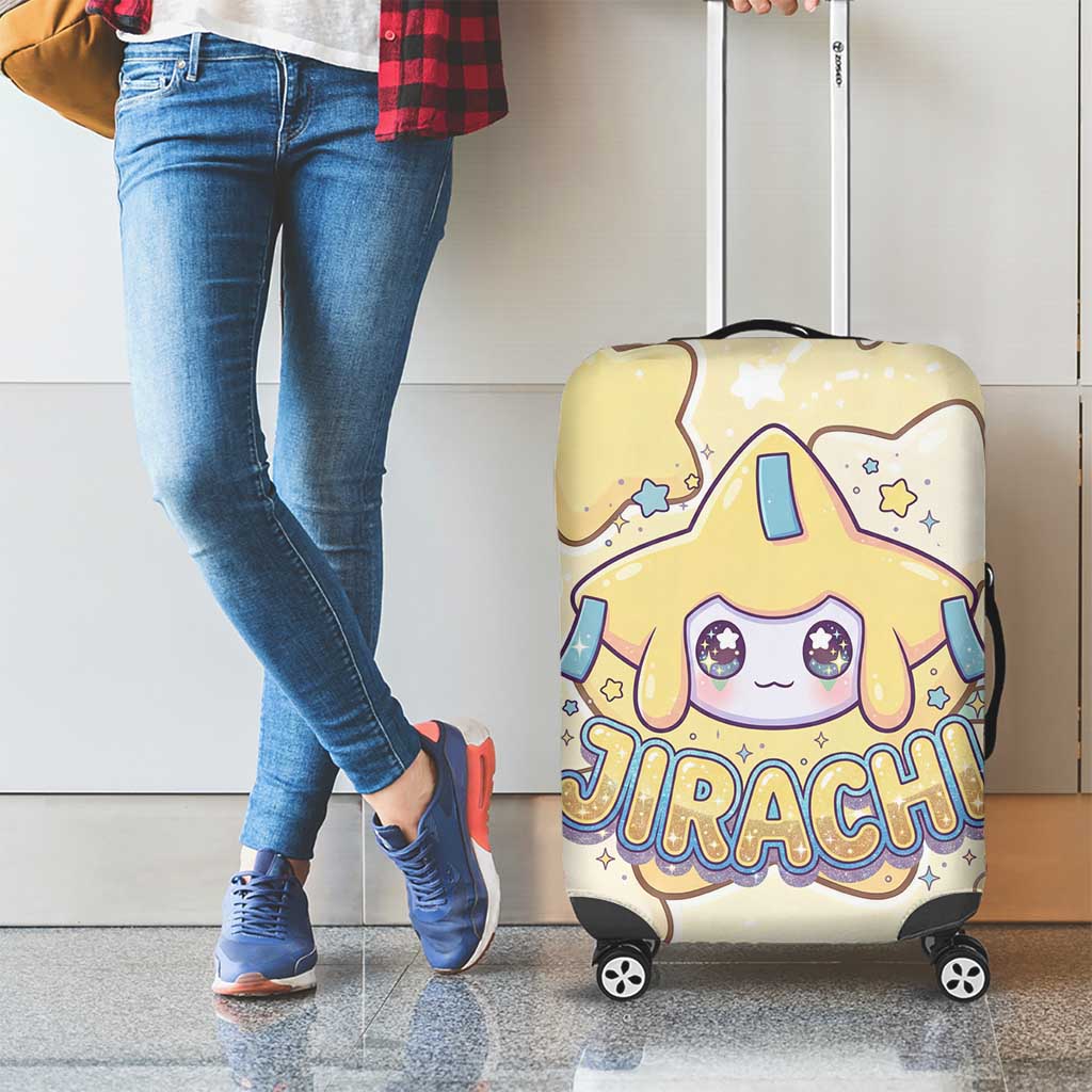 Jirachi Luggage Cover Pastel Dreamy Starwish Art