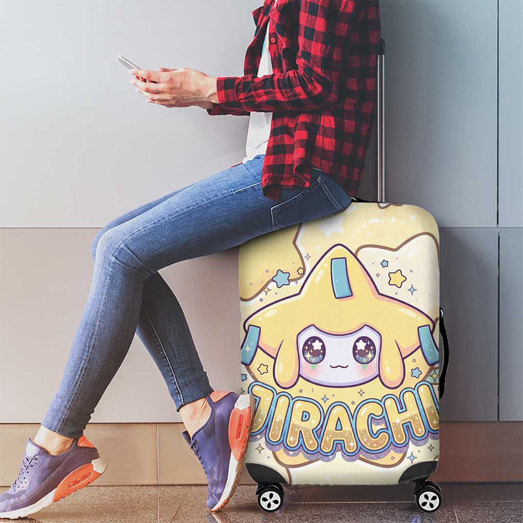 Jirachi Luggage Cover Pastel Dreamy Starwish Art