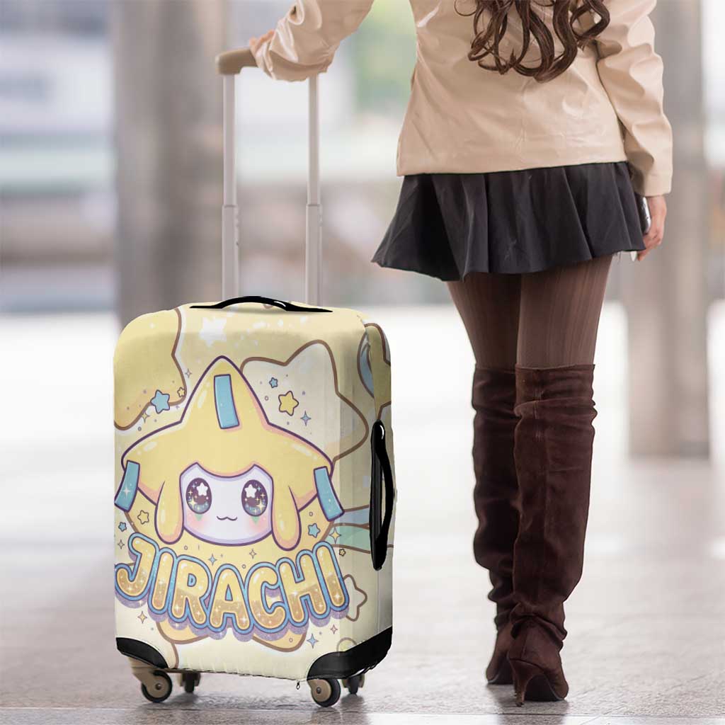Jirachi Luggage Cover Pastel Dreamy Starwish Art