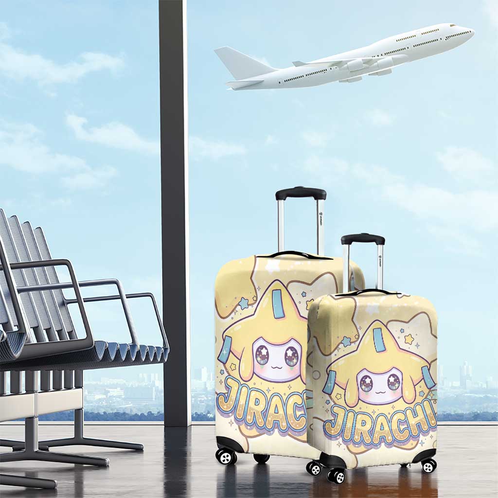 Jirachi Luggage Cover Pastel Dreamy Starwish Art