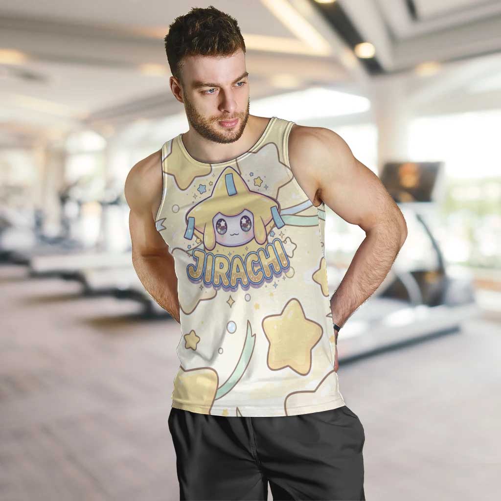 Jirachi Men Tank Top Pastel Dreamy Starwish Art