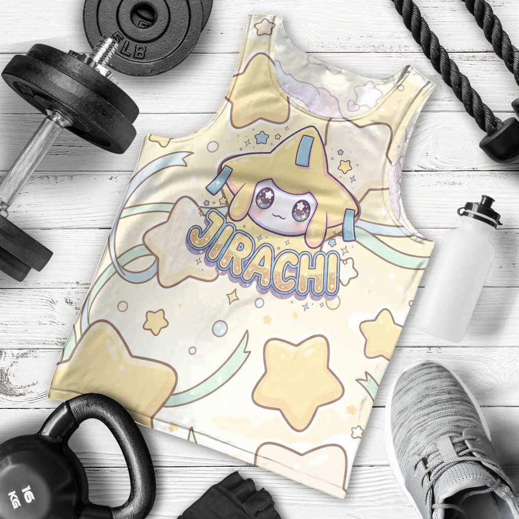 Jirachi Men Tank Top Pastel Dreamy Starwish Art