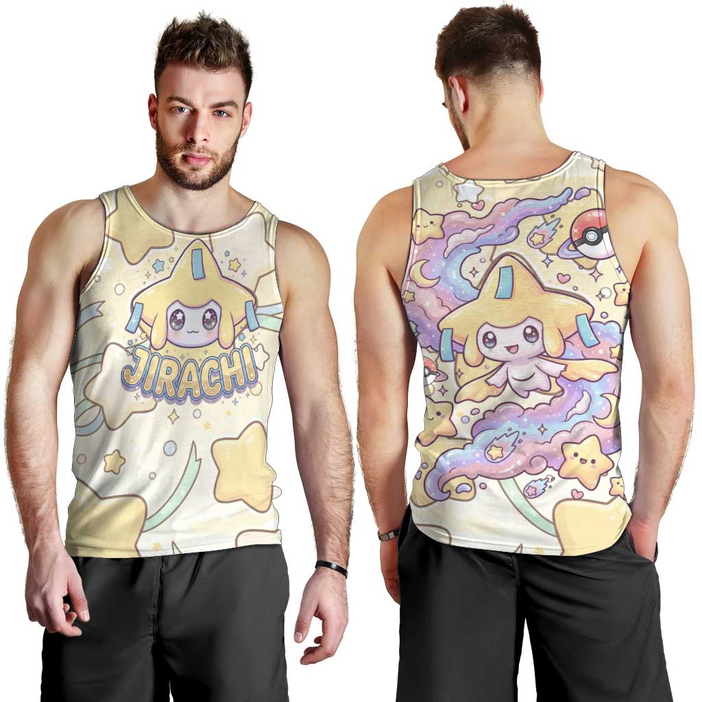 Jirachi Men Tank Top Pastel Dreamy Starwish Art