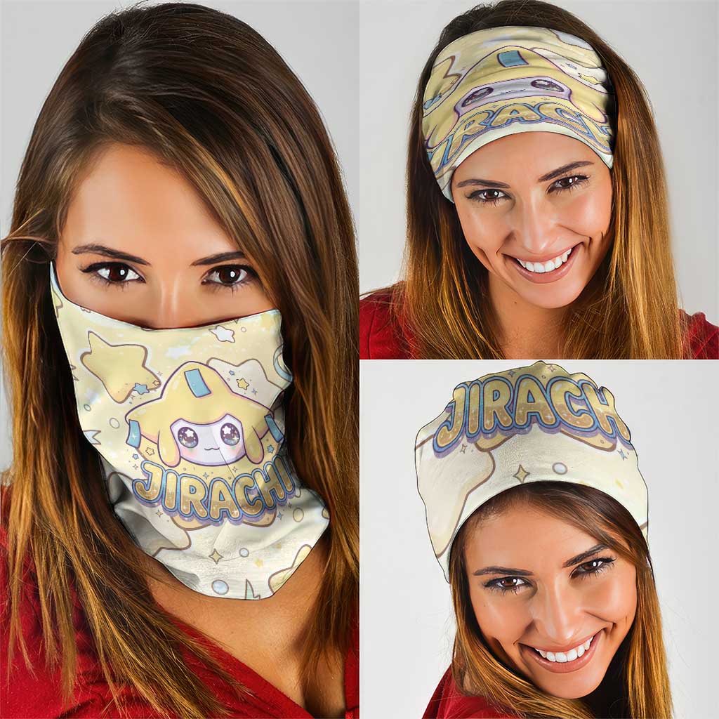 Jirachi Neck Gaiter Pastel Dreamy Starwish Art