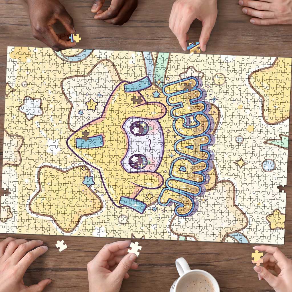 Jirachi Puzzle Pastel Dreamy Starwish Art