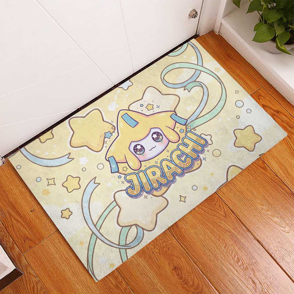 Jirachi Rubber Doormat Pastel Dreamy Starwish Art