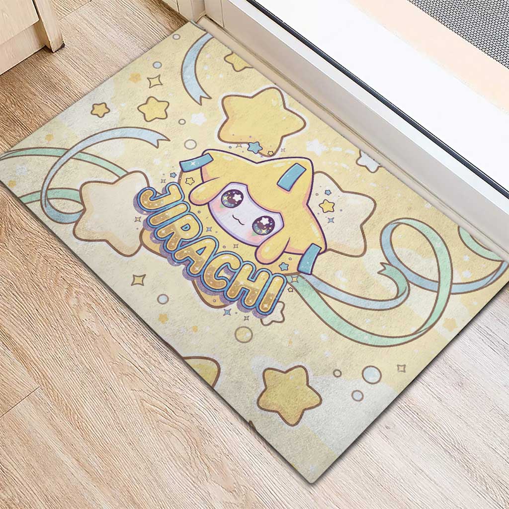 Jirachi Rubber Doormat Pastel Dreamy Starwish Art