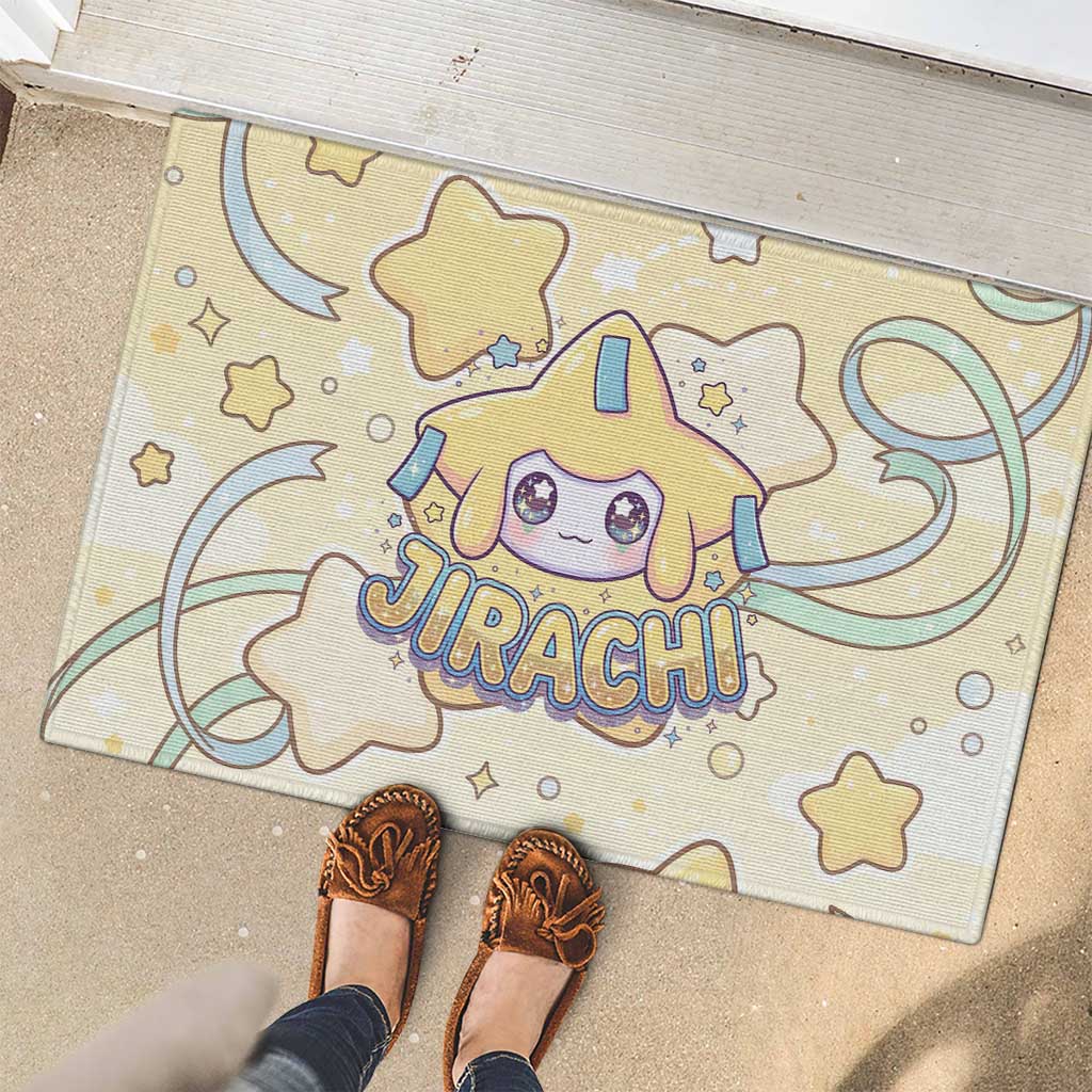 Jirachi Rubber Doormat Pastel Dreamy Starwish Art