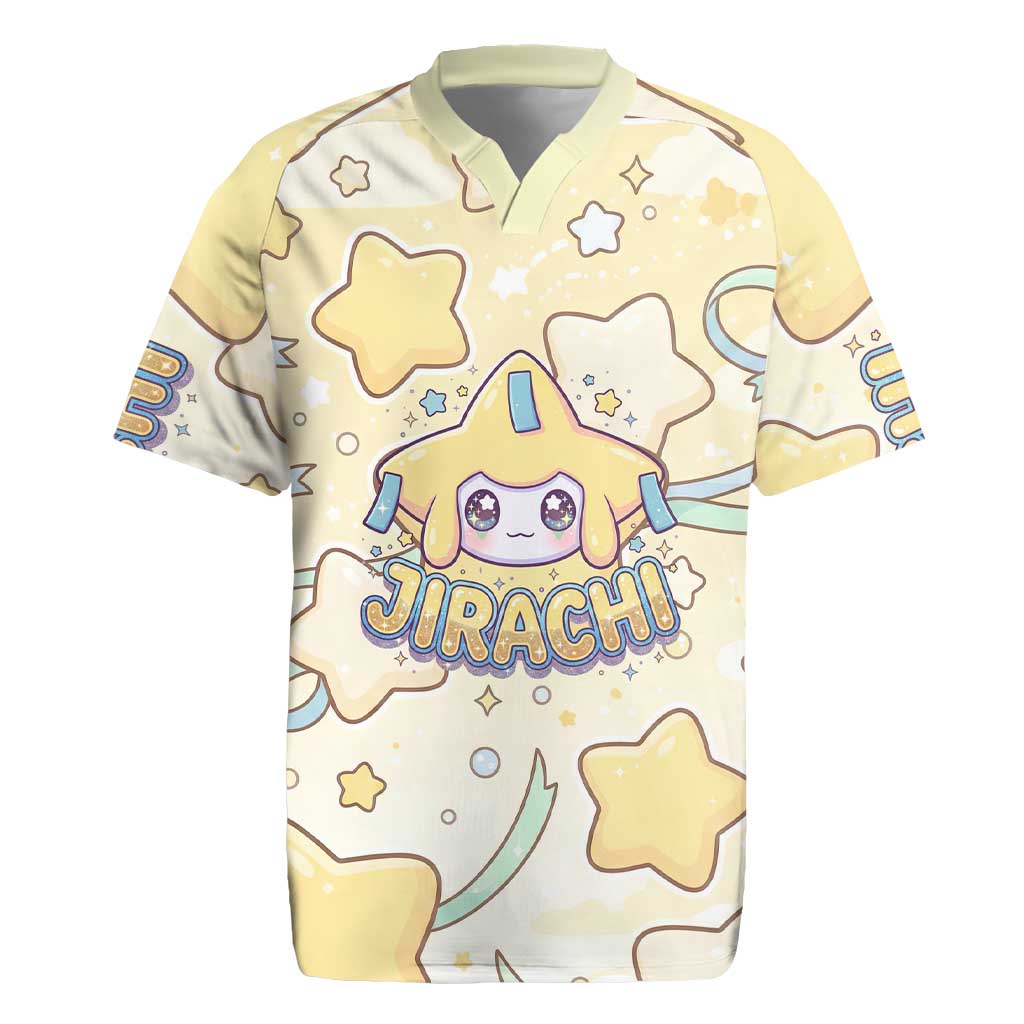 Jirachi Rugby Jersey Pastel Dreamy Starwish Art