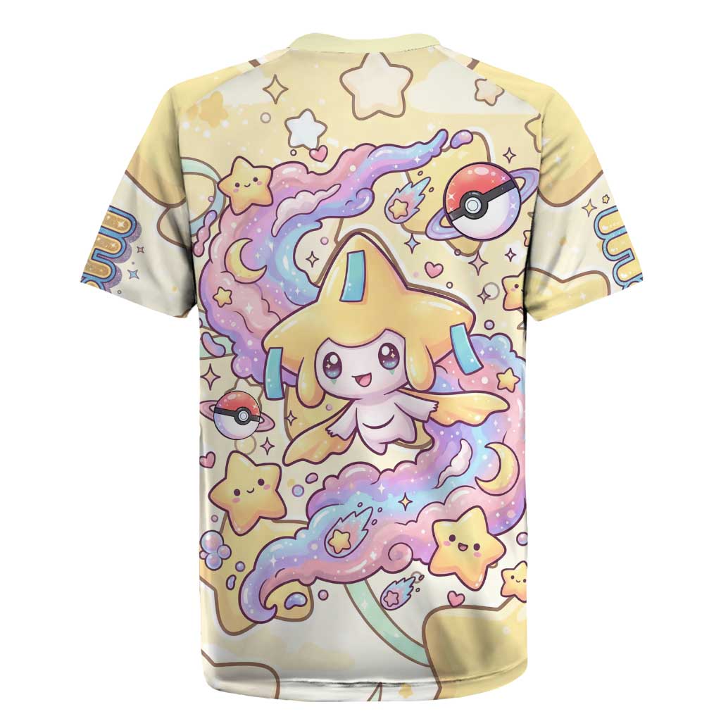 Jirachi Rugby Jersey Pastel Dreamy Starwish Art