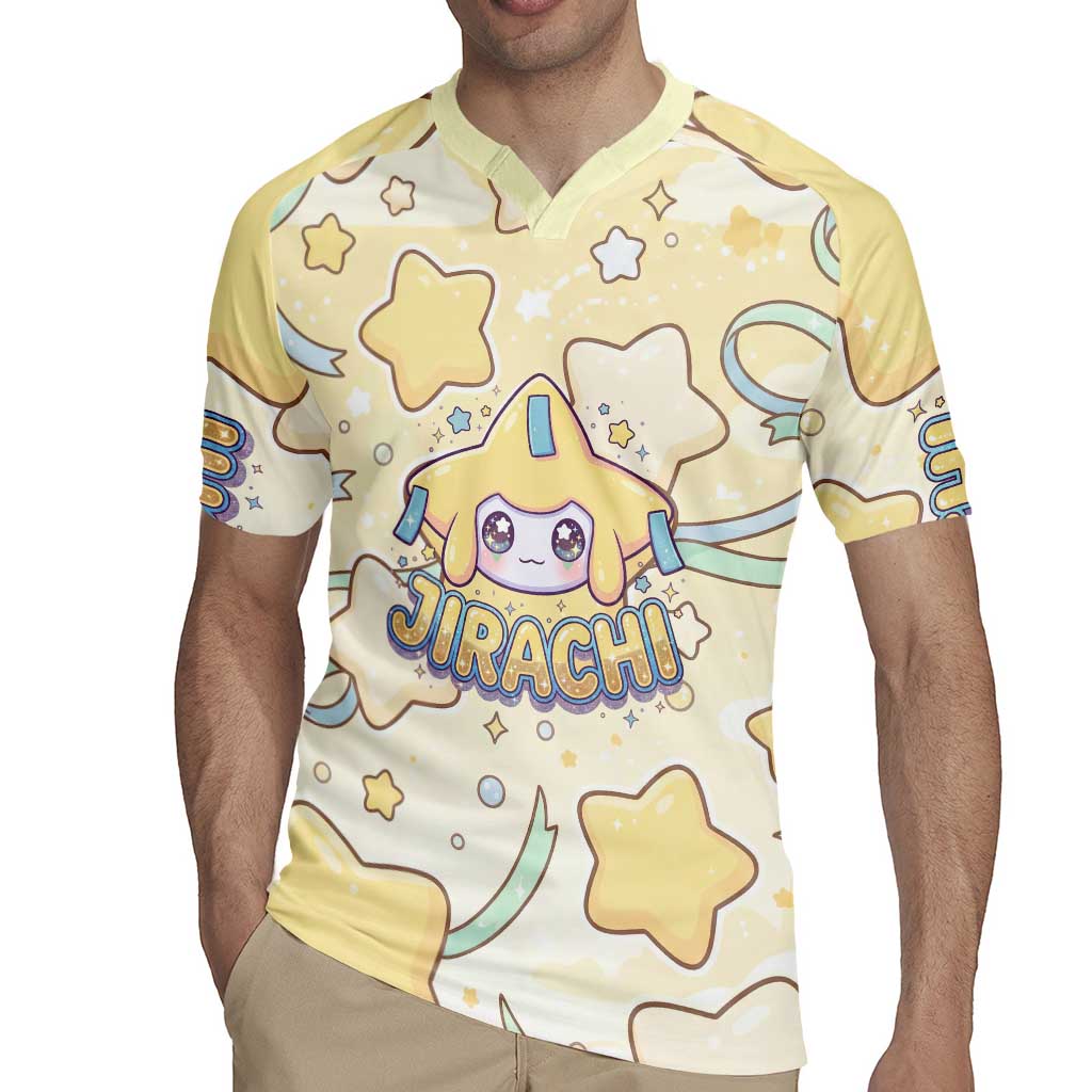 Jirachi Rugby Jersey Pastel Dreamy Starwish Art