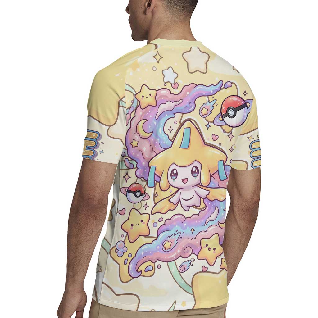 Jirachi Rugby Jersey Pastel Dreamy Starwish Art