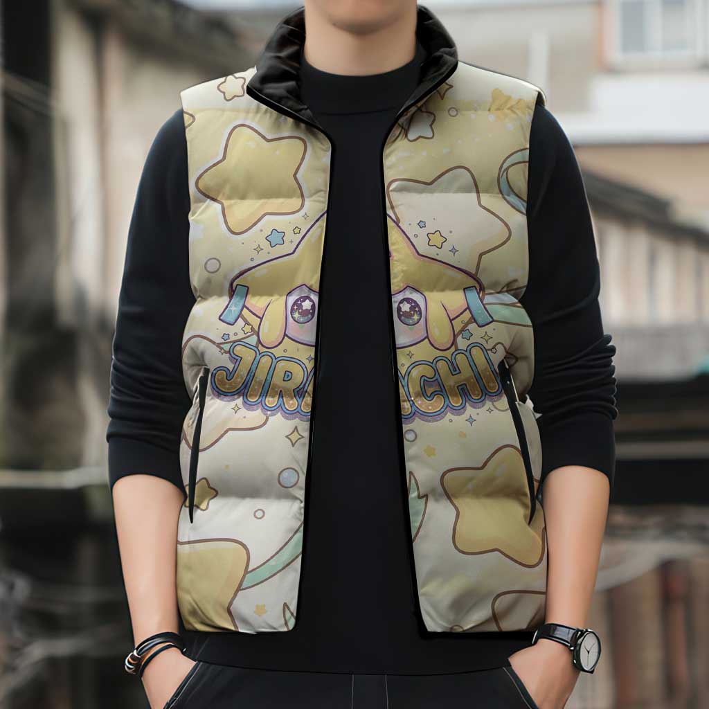 Jirachi Sleeveless Puffer Jacket Pastel Dreamy Starwish Art