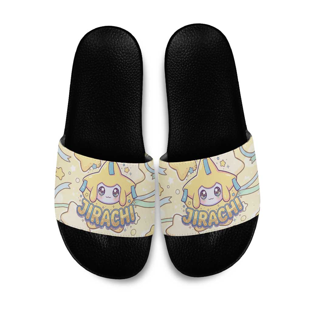 Jirachi Slide Sandals Pastel Dreamy Starwish Art