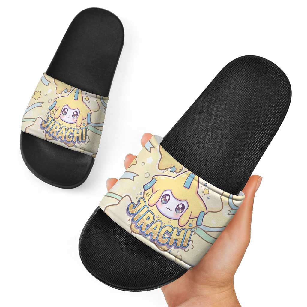 Jirachi Slide Sandals Pastel Dreamy Starwish Art