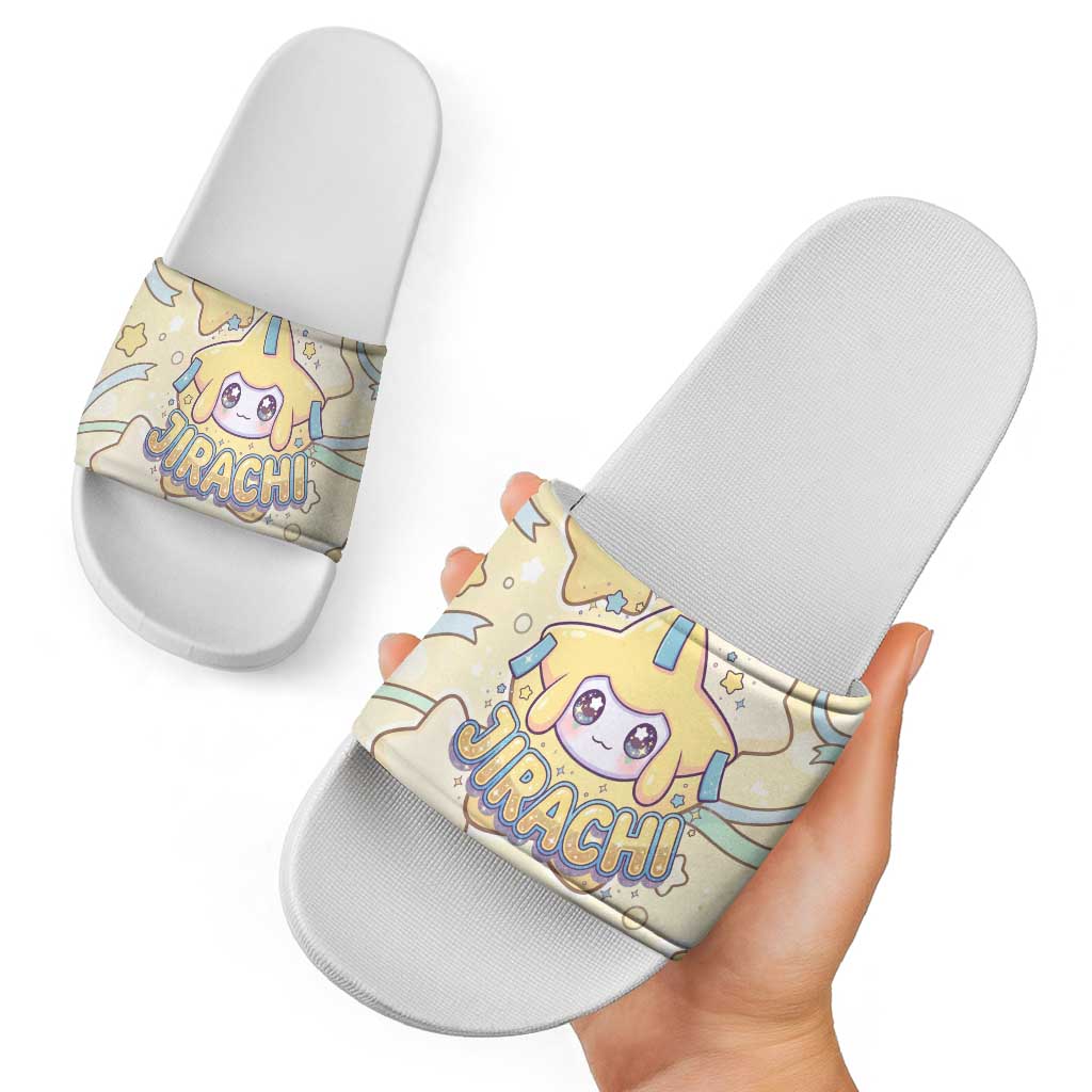 Jirachi Slide Sandals Pastel Dreamy Starwish Art