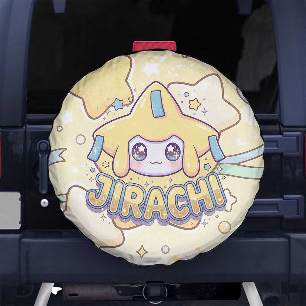Jirachi Spare Tire Cover Pastel Dreamy Starwish Art