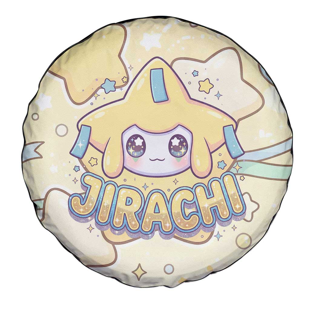 Jirachi Spare Tire Cover Pastel Dreamy Starwish Art