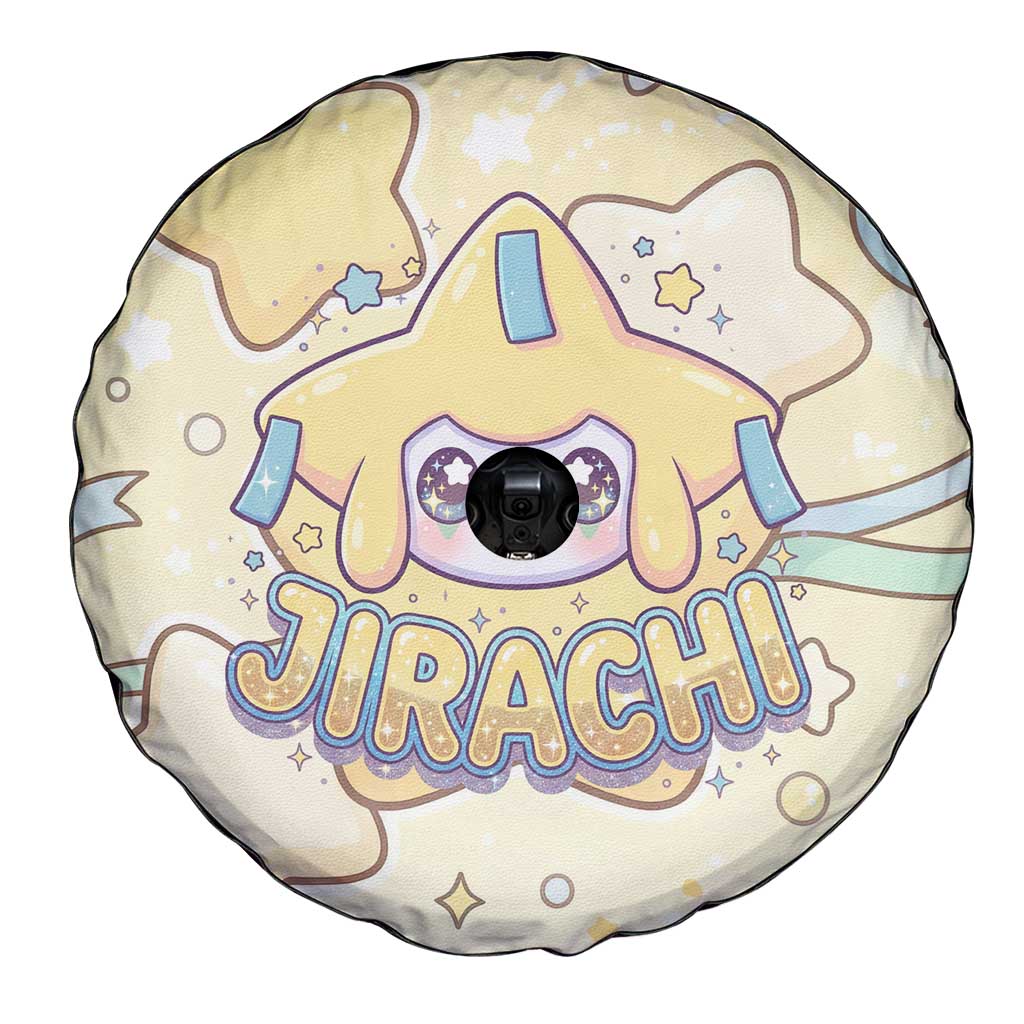 Jirachi Spare Tire Cover Pastel Dreamy Starwish Art