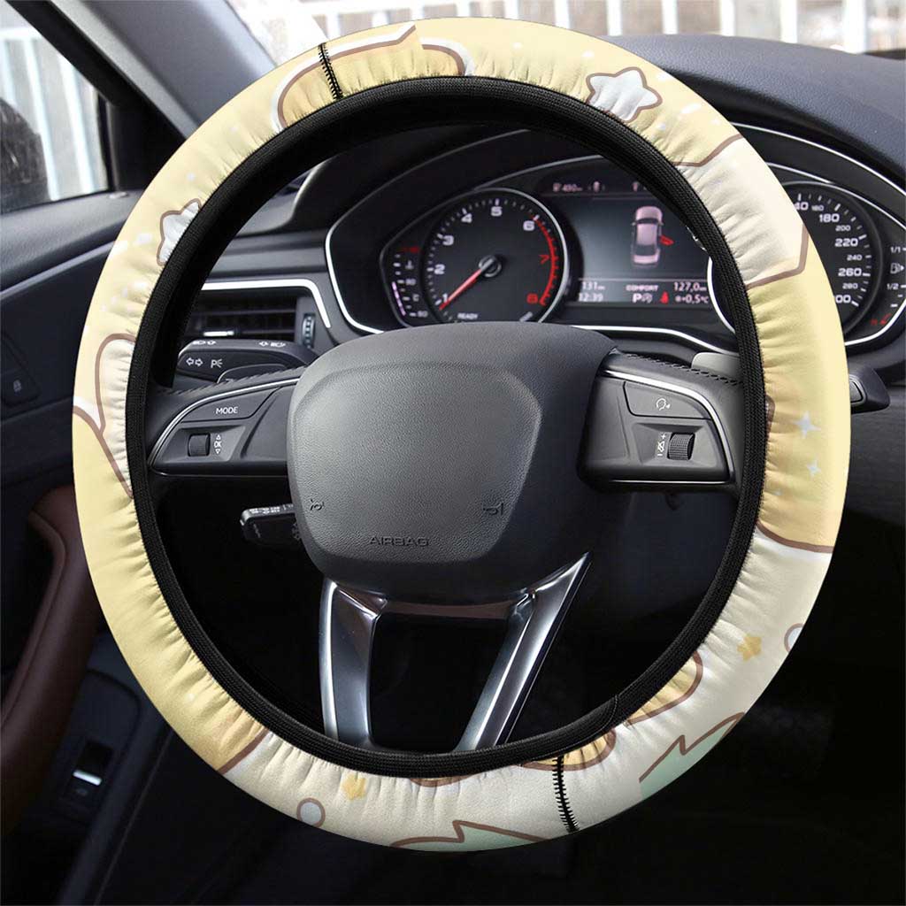 Jirachi Steering Wheel Cover Pastel Dreamy Starwish Art