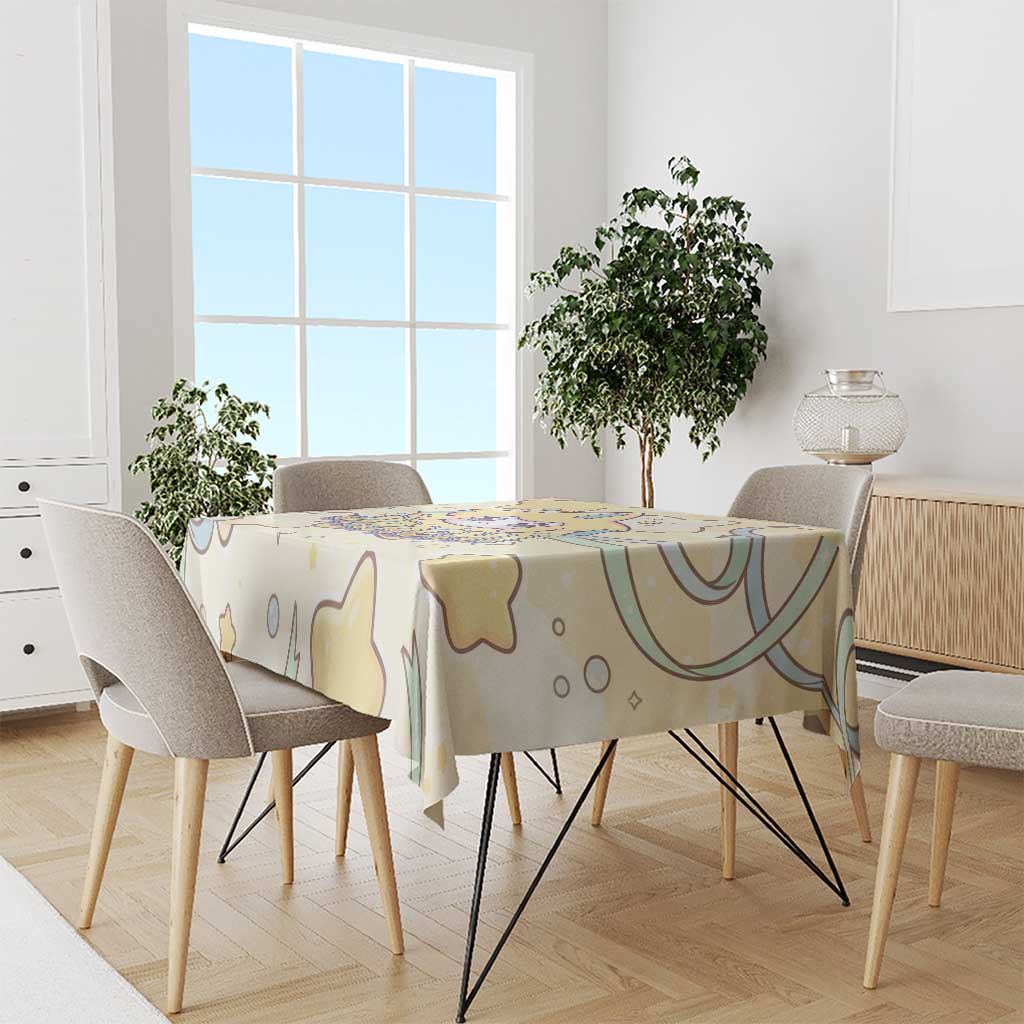 Jirachi Tablecloth Pastel Dreamy Starwish Art