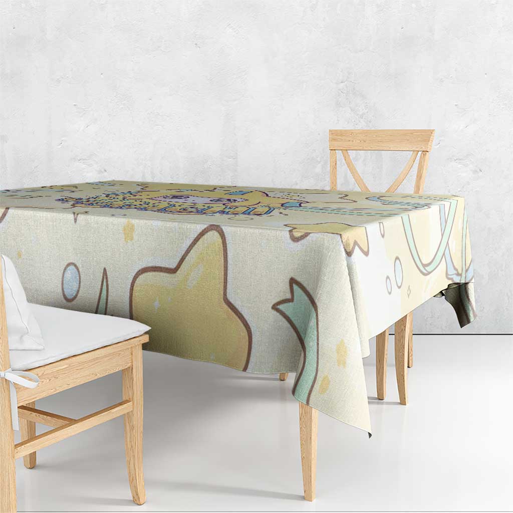 Jirachi Tablecloth Pastel Dreamy Starwish Art