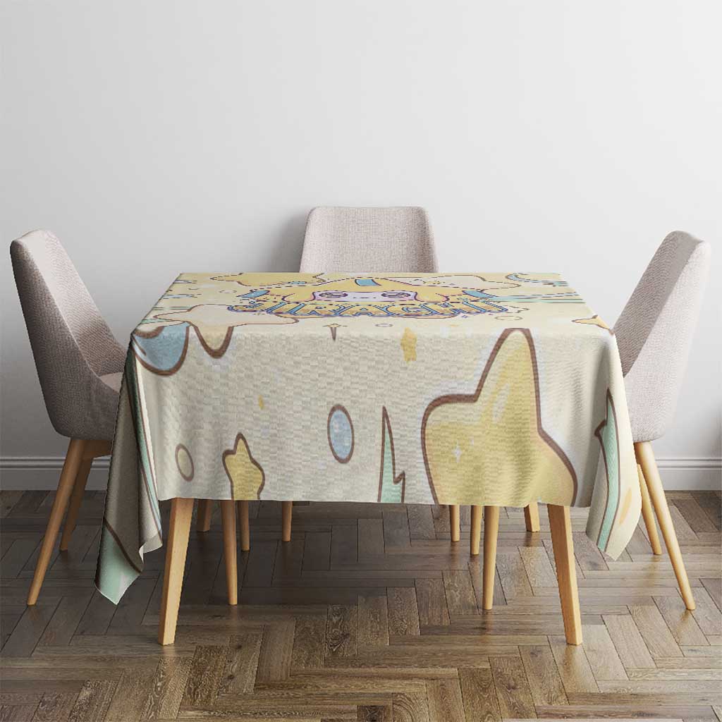 Jirachi Tablecloth Pastel Dreamy Starwish Art