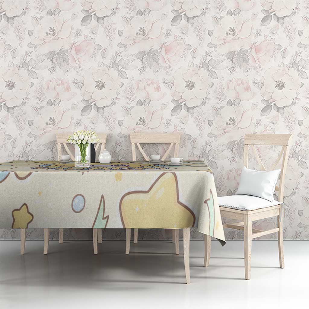 Jirachi Tablecloth Pastel Dreamy Starwish Art