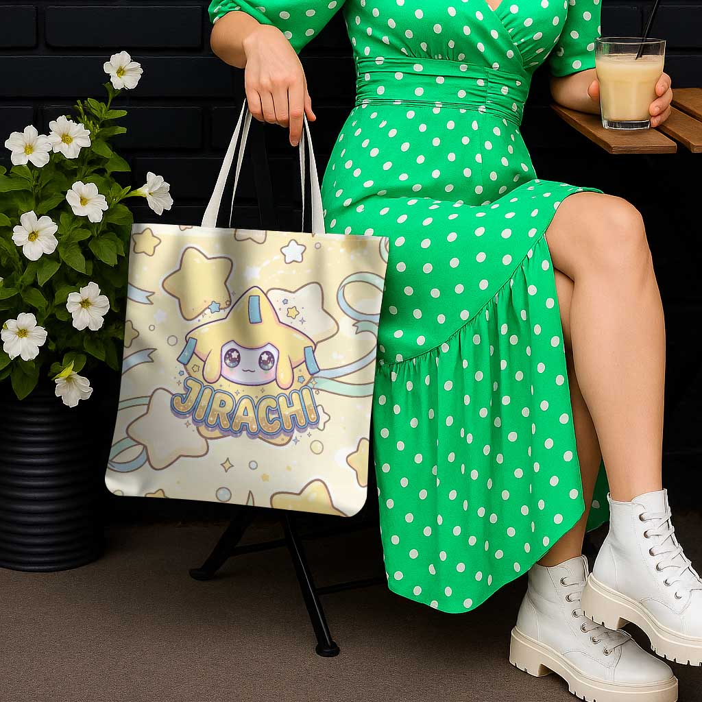 Jirachi Tote Bag Pastel Dreamy Starwish Art