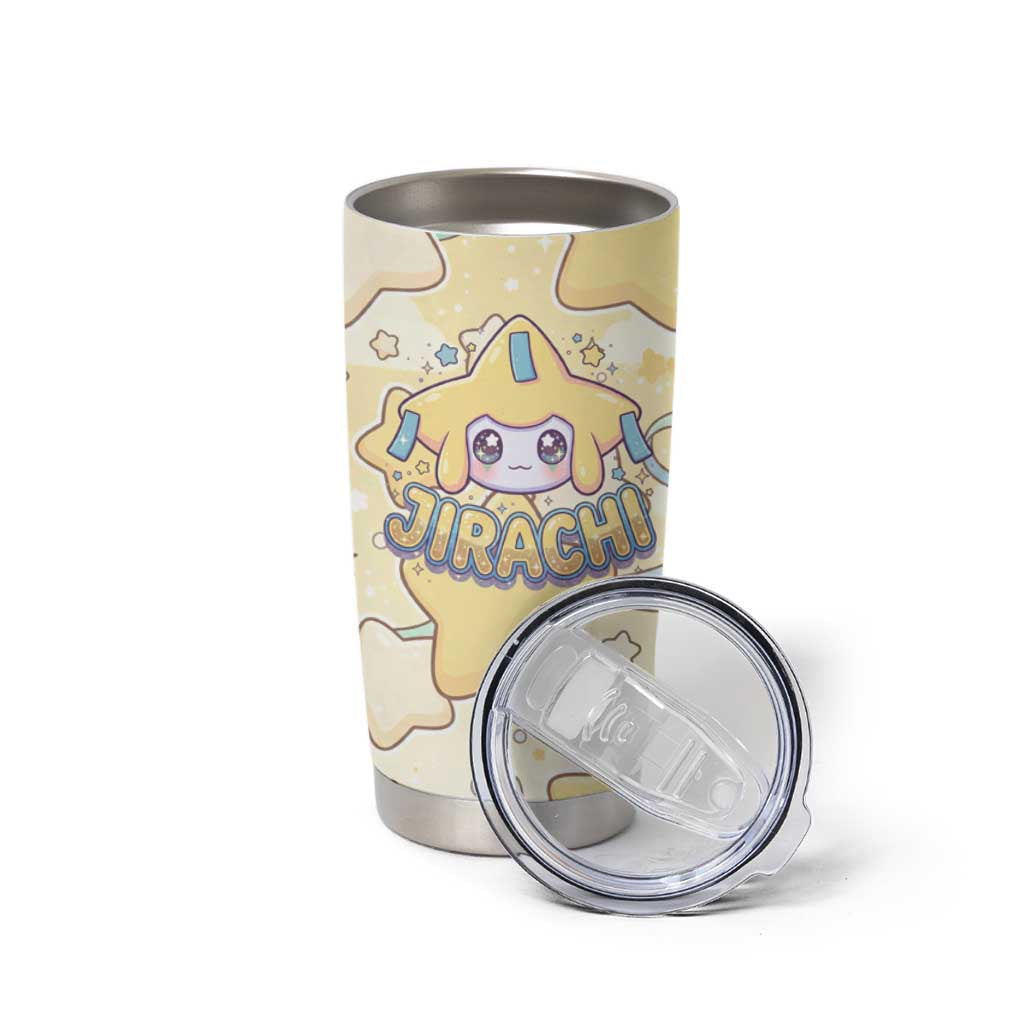 Jirachi Tumbler Cup Pastel Dreamy Starwish Art