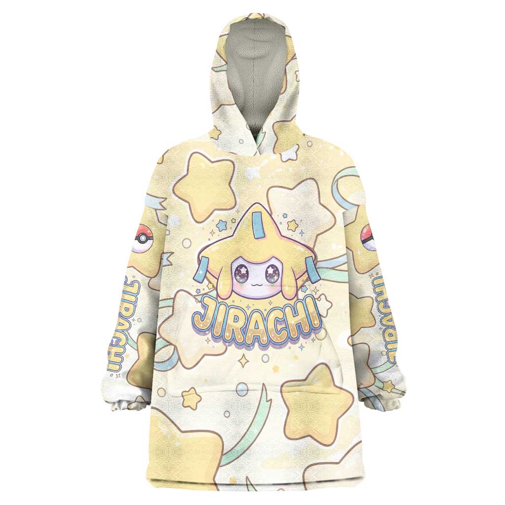 Jirachi Wearable Blanket Hoodie Pastel Dreamy Starwish Art