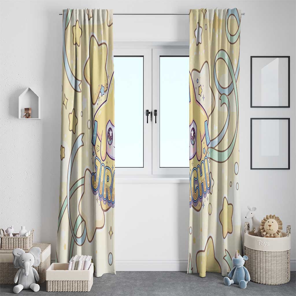 Jirachi Window Curtain Pastel Dreamy Starwish Art
