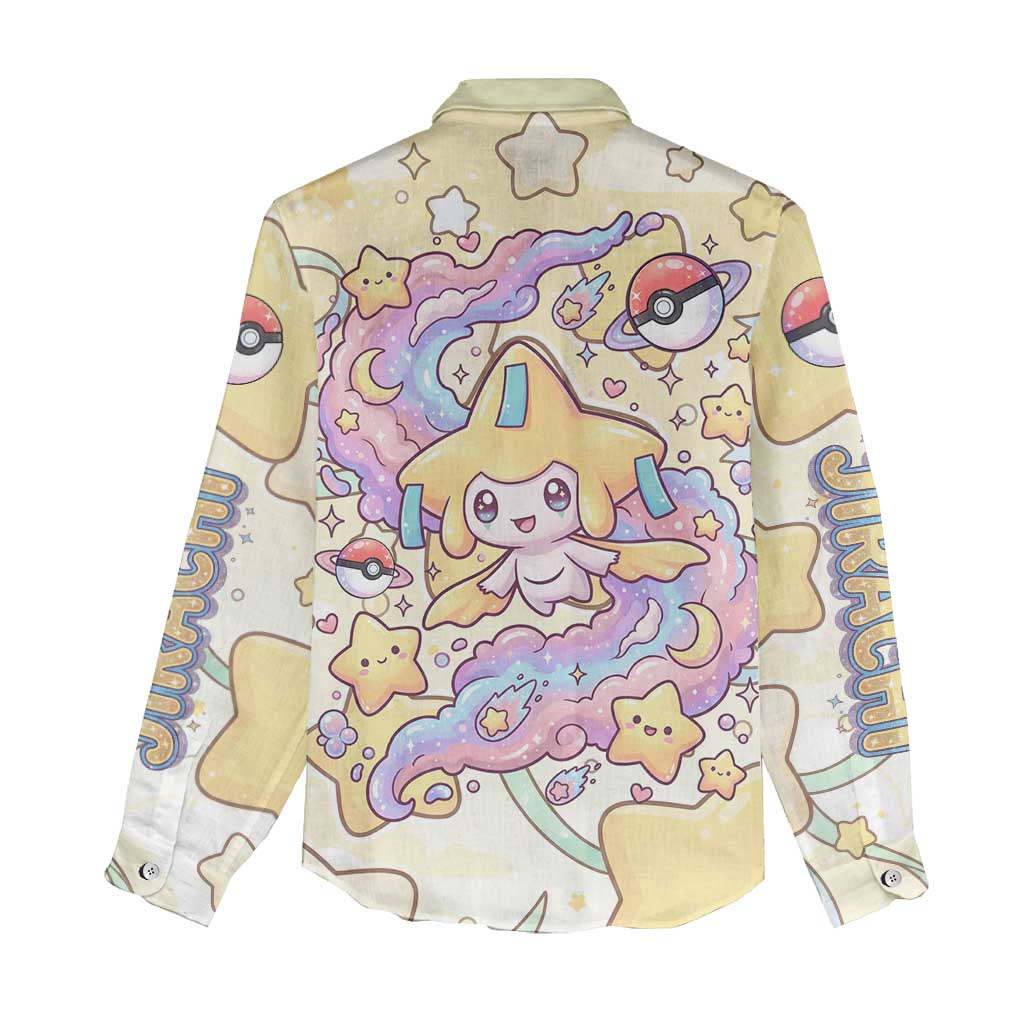 Jirachi Women Casual Shirt Pastel Dreamy Starwish Art