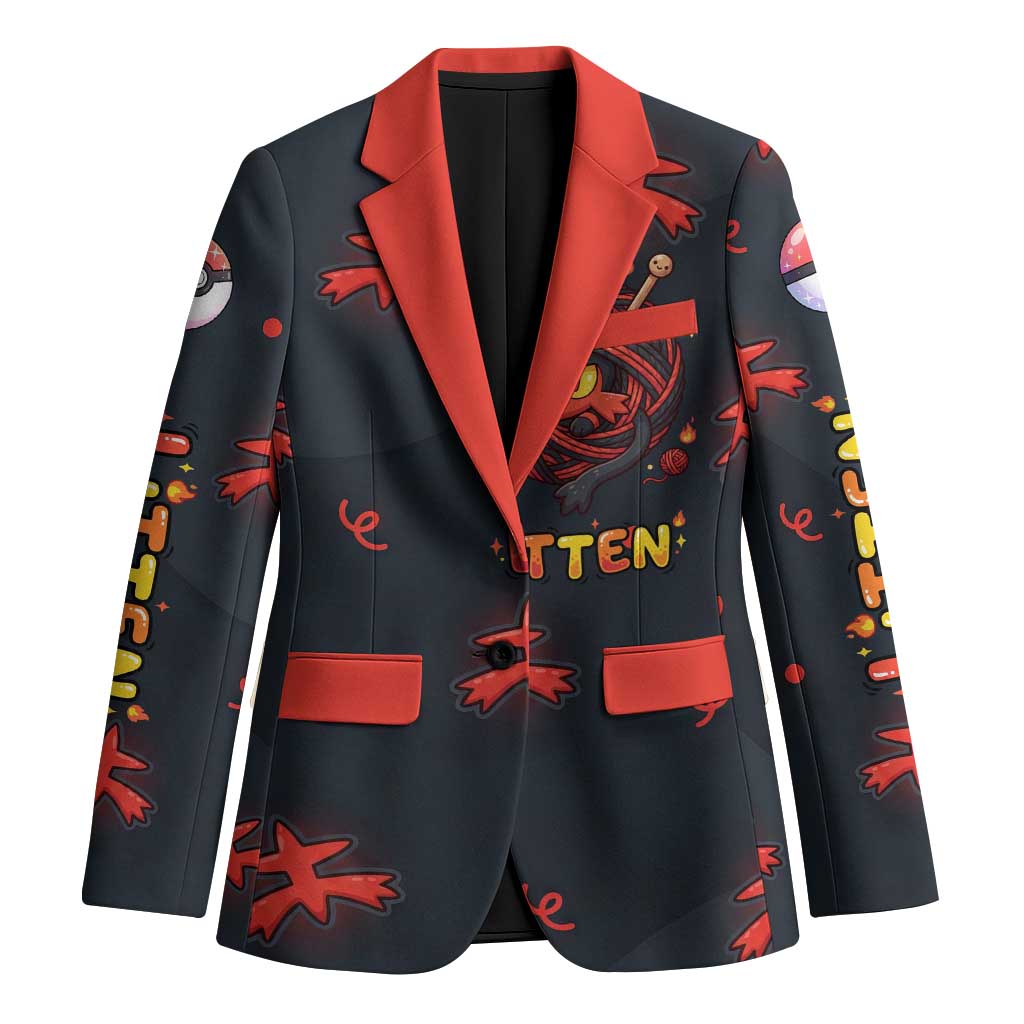 Litten Blazer Playful Ember Cartoon Art