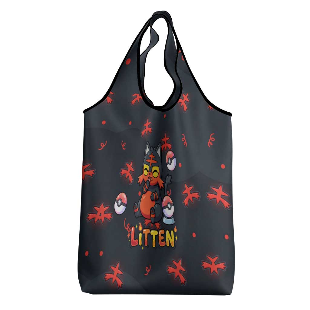 Litten Grocery Bag Playful Ember Cartoon Art