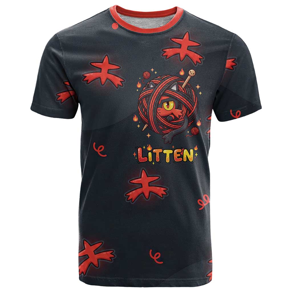 Litten T Shirt Playful Ember Cartoon Art